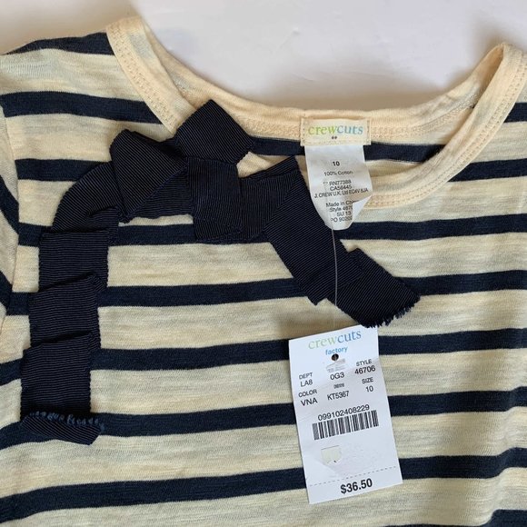 J. Crew Other - NWT $36 CREWCUTS Collectible striped t-shirt 10